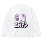 ムラサキゲジゲジのオンラインショップの16性格タコちゃんず ENTP ビッグシルエットロングスリーブTシャツ