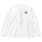 ブルームのBloomロゴシリーズ黒 Big Long Sleeve T-Shirt