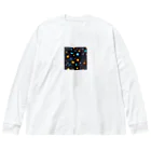 mibusenaの宇宙空間デザイン Big Long Sleeve T-Shirt