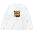 AI妖怪大図鑑のピザ妖怪　ラザピー Big Long Sleeve T-Shirt