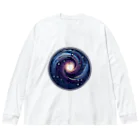 宇宙の神秘グッズ販売所のエンブレム(ギャラクシー) Big Long Sleeve T-Shirt