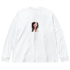 美少女学院の黒髪美少女　美鈴ちゃんメガネ Big Long Sleeve T-Shirt