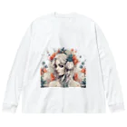 Unique Existenceのhorde of flowers Big Long Sleeve T-Shirt