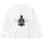 Unique Existenceのfuture man Big Long Sleeve T-Shirt