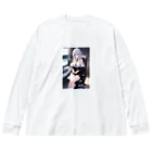 巫女スタぐらむの可愛い上司 Big Long Sleeve T-Shirt