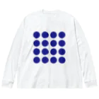 〇△□のお店のシンプルドットデザインシリーズ4 Big Long Sleeve T-Shirt