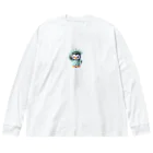 JUPITERの自由のペンギン像 Big Long Sleeve T-Shirt