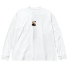 M-Storeのキョトンなフェレット Big Long Sleeve T-Shirt