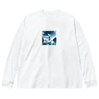 730naoの夜の海に突如現れる人魚！ Big Long Sleeve T-Shirt