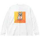 IG-STOREのフレブルのエスくん ビッグシルエットロングスリーブTシャツ