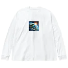 波乗り南国🏝️の惑星からの光 Big Long Sleeve T-Shirt