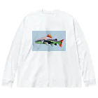 stockboxのレッドテールキャットグッズ Big Long Sleeve T-Shirt