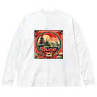 hotgoods shopの東京っぽいロゴ Big Long Sleeve T-Shirt