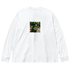 イラスト屋さんの　子供を守るカエル Big Long Sleeve T-Shirt