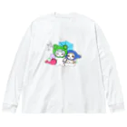 nya-mew（ニャーミュー）のニャロゲーロ Big Long Sleeve T-Shirt