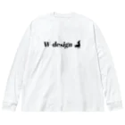 W-designのW-designのロゴアイテム Big Long Sleeve T-Shirt