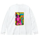 わっふるアートのネオ・シガレットボックス Big Long Sleeve T-Shirt