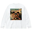 AQUAMETAVERSEのコルシカ島・ワインで乾杯　Tomoe bb 2712 Big Long Sleeve T-Shirt