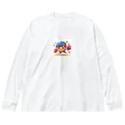 アミュペンのドーナツボクサー🍩 ビッグシルエットロングスリーブTシャツ