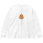 yielanggo007の輝く瞳女の子 Big Long Sleeve T-Shirt