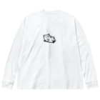 ゆるねこshopのお腹のでてる猫17 Big Long Sleeve T-Shirt