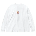 Ken17の車が行き交う都市を歩くキリン Big Long Sleeve T-Shirt