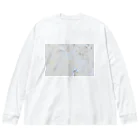 CHOUCHOU_シュシュの大理石風マーブル Big Long Sleeve T-Shirt