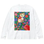 ソルブラインのお花大好き「ソル」 Big Long Sleeve T-Shirt