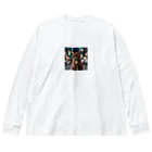 AI Design Labの勇敢な猫 Big Long Sleeve T-Shirt