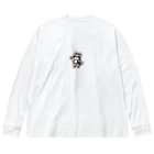 ととのいカエルのぼうけんタヌキくん Big Long Sleeve T-Shirt