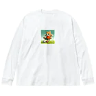 ketapapaのサッカーねこ Big Long Sleeve T-Shirt