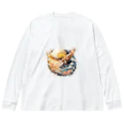 Lira-0011のLira天使シリーズ Big Long Sleeve T-Shirt