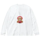 ミントキャンディのレトロなDOLL ビッグシルエットロングスリーブTシャツ