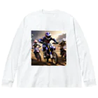 Bikers' Galleryのダートマスターズ：究極のモトクロスチャレンジ Big Long Sleeve T-Shirt