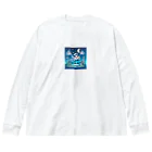 キャラクターズのキラキラ夜景飛行くん Big Long Sleeve T-Shirt