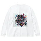 のだまクリエイターズらぼの近未来アート Big Long Sleeve T-Shirt