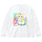 いちごソーダのねずみのスニーキー Big Long Sleeve T-Shirt