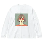  Tokyo City Girls catalogues のCity girl #3 サアヤ ビッグシルエットロングスリーブTシャツ