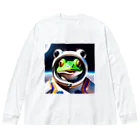 LOGOstylesの宇宙探索 ビッグシルエットロングスリーブTシャツ