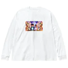 PixieDust-Designsのピクサー風カップル Big Long Sleeve T-Shirt