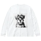 POOどるのミニシュナ ビッグシルエットロングスリーブTシャツ