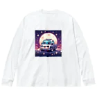 キャラクターズの可愛い車キャラクター Big Long Sleeve T-Shirt