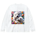 ミントキャンディのbabyあにまる Big Long Sleeve T-Shirt