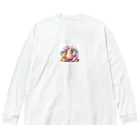 narunaru06のファンタジーな飲み物 ビッグシルエットロングスリーブTシャツ