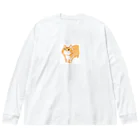 shopアルーニョのキュートなワクワクねこ ビッグシルエットロングスリーブTシャツ