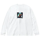 funny-itemsの深夜のドライブ、リスゾンビ君 Big Long Sleeve T-Shirt