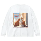 NanikatonanikaのDoratoTama Big Long Sleeve T-Shirt