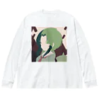 Riollaの緑の女の子 Big Long Sleeve T-Shirt