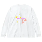 あすたんしょっぷのかわいいロゴふちなしver. ビッグシルエットロングスリーブTシャツ