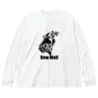 金太郎問屋のBow Wolf Big Long Sleeve T-Shirt